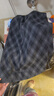 紅袖（hopeshow）撞色格紋半身裙2025冬季新款女裝復古風(fēng)氣質(zhì)百搭顯瘦輕熟直筒裙 藏青格915 XL 曬單實(shí)拍圖