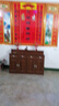 立柜家用供桌觀(guān)音菩薩財神爺關(guān)公神臺佛柜神龕佛像香案 胡桃木色【四門(mén)】 曬單實(shí)拍圖