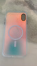 暴走適用蘋(píng)果xs max手機殼iphone xs max保護套 MagSafe磁吸硅膠軟邊磨砂膚感半透鐳射漸變防摔硬殼 曬單實(shí)拍圖