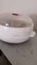 炊大皇（COOKER KING）微波爐加熱專(zhuān)用食品級塑料蒸籠多功能蒸盒蒸雞蛋耐高溫雙層 微波爐專(zhuān)用【底座+蒸籠2+蓋子】 圓形 曬單實(shí)拍圖