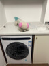 美菱10公斤 滾筒全自動(dòng)變頻洗烘一體洗衣機487mm超薄機身大筒徑巴氏除菌空氣洗一級能效補貼滾筒洗衣機 G100M14528BH 洗烘一體 曬單實(shí)拍圖