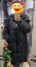 MO&Co.羽絨服90鴨絨高領(lǐng)連帽輕暖高密防鉆絨雙門(mén)襟中長(cháng)款摩安珂 黑色 S /160 曬單實(shí)拍圖