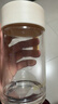 富光清然玻璃杯 高硼硅玻璃水杯子 女生便攜牛奶咖啡刻度茶杯330ml 曬單實(shí)拍圖
