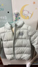 笛莎童裝女童羽絨服2025秋冬兒童連帽輕薄羽絨外套女寶寶 粉藍色 130 曬單實(shí)拍圖