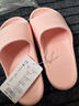 樸西夏季新款eva涼拖鞋女士簡(jiǎn)約軟底家用戶(hù)外用海邊沙灘防滑涼拖鞋男 櫻花粉 37-38 曬單實(shí)拍圖