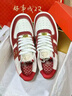 Kappa卡帕女鞋厚底滑板鞋子女2026新款運動(dòng)休閑鞋軟底德訓鞋小粉鞋 奶茶粉 36 曬單實(shí)拍圖