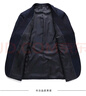 羅蒙（ROMON）西服套裝男士小西裝外套職業(yè)正裝修身休閑伴郎服 黑色XL 曬單實(shí)拍圖