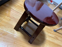 華音軒實(shí)木小凳子家用矮凳原木板凳衛生間小凳子簡(jiǎn)約小圓凳客廳木頭凳子 曬單實(shí)拍圖