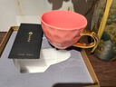 蘇氏陶瓷荷蘭UNC聯(lián)合出品 Good Morning早餐咖啡杯牛奶花茶拿鐵杯-珊瑚色 曬單實(shí)拍圖