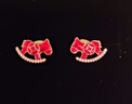 Mck2026馬年本命年生肖馬耳環(huán)女紅色喜慶高級感小馬耳環(huán)新年氛圍耳飾 耳釘款 曬單實(shí)拍圖