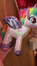 COZYWORLD亮片獨角獸斜挎包兒童馬年小馬公仔白粉色可愛(ài)生日禮物新年禮物 曬單實(shí)拍圖