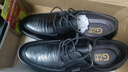 戈耐商務(wù)皮鞋男士真皮英倫秋冬季保暖青中年正裝皮鞋德比西裝鞋子男鞋 黑色 真皮 系帶 春夏秋冬 四季款 39 碼(245MM) 曬單實(shí)拍圖