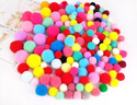 悅卜彩色彈力小毛球diy兒童幼兒園創(chuàng  )意手工毛絨球大小混合飾品材料 漸變色毛球【馬卡龍系】 曬單實(shí)拍圖
