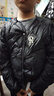 馬克華菲男童羽絨服冬季兒童外套羽絨內膽中大童保暖棉衣輕薄童裝 黑 150 曬單實(shí)拍圖