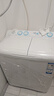 海爾（Haier）半自動(dòng)雙桶洗衣機 10KG 雙電機雙缸 家電國家補貼以舊換新京東自營(yíng) XPB100-81D2 曬單實(shí)拍圖