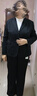 邁詩(shī)蒙加肥加大碼胖妹妹女士正裝小西裝200斤女胖mm職業(yè)裝兩件套工作服 黑色西裝西褲套裝 6XL 曬單實(shí)拍圖