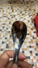 304不銹鋼元寶勺家用調羹寶寶輔食吃飯湯匙元寶湯勺兒童勺小勺子 304鋼大號【1支裝】成人款 曬單實(shí)拍圖