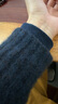 帕什康寶萊花紗蠶絲山羊絨衫女25秋冬新款加厚高領(lǐng)寬松針織毛衣SA-207 黑夜藍 均碼 曬單實(shí)拍圖