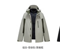 駱駝（CAMEL）男裝三合一沖鋒衣城市輕戶(hù)外男女羽絨內膽可拆卸外套M34CA45647 曬單實(shí)拍圖