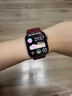 適用applewatchS11手表表帶S10尼龍編織S9磁吸扣蘋(píng)果表帶女款 酒紅色(金屬扣) 適用iwatch S6/5/4/SE【40mm】 曬單實(shí)拍圖