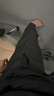 森馬（Semir）舒服褲|休閑褲男錐形褲發(fā)熱易打理冬長(cháng)褲抓絨褲子101724127115 曬單實(shí)拍圖