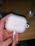 araree耳機(jī)保護(hù)套適用于蘋果AirPods藍(lán)牙耳機(jī)殼創(chuàng)意硅膠軟殼含掛鉤高質(zhì)感仿皮外殼韓國 AirPods Pro白色(吸盤款) 曬單實拍圖