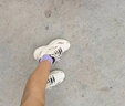 安踏AT957丨復(fù)古跑步鞋女鞋山系秋季透氣運動鞋厚底增高休閑百搭女鞋 淺米白/顆粒米黃/荔枝紅-53 39 （女8） 曬單實拍圖