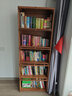 記憶旅行 書(shū)架落地置物架簡(jiǎn)易帶門(mén)書(shū)柜子家用旋轉儲物柜客廳展示架立架 曬單實(shí)拍圖