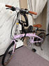 Jeep吉普折疊自行車(chē)帶娃母子車(chē)20寸男女城市通勤折疊車(chē)親子車(chē)-愛(ài)L200 香芋紫【車(chē)+寶寶座椅】時(shí)尚款 20寸（建議身高145-185CM） 7速 曬單實(shí)拍圖