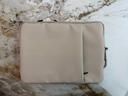 蘋(píng)果MacBookAir13筆記本電腦內膽包MacBookPro14簡(jiǎn)約電腦包14英寸 米白色【四角加厚防撞】 13-14英寸 曬單實(shí)拍圖