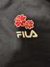 FILA 斐樂(lè )馬上起飛男女同款套頭衛衣2026春情侶海棠花半拉鏈紅色上衣 曬單實(shí)拍圖