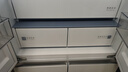 美的（Midea）熊墩墩603L十字門(mén)冰箱超薄零嵌入式雙系統超大容量一級能效以舊換新白色BCD-603WUSPZM(E)國家補貼 曬單實(shí)拍圖