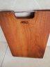 愛(ài)仕達（ASD）菜板進(jìn)口烏檀木99%抗菌砧板整木加大加厚雙面防霉面板40*28*2.5cm 曬單實(shí)拍圖