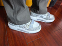 MLB張凌赫明星同款滿(mǎn)印老花厚底板鞋情侶款3ASXP025N-50GRS灰色 40.5 曬單實(shí)拍圖