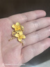 周生生新年足金繡球花黃金吊墜生生有囍三金飾品86594P計價(jià)6.6克 曬單實(shí)拍圖