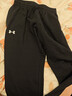 安德瑪（Under Armour）Rival男子運動(dòng)休閑保暖抓絨束腳長(cháng)褲1379774 黑色001 M 曬單實(shí)拍圖