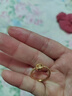 QMXD金貓眼時(shí)來(lái)運轉戒指女士可調節小眾輕奢招財轉運珠仿沙金生日禮物 時(shí)來(lái)運轉戒指 曬單實(shí)拍圖