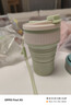 樹(shù)可輕行硅膠可折疊水杯旅行刷牙咖啡杯食品級耐高溫便攜式小漱口杯子 曬單實(shí)拍圖