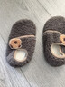 貝瑞加（Babyprints）兒童地板襪男女寶寶軟底學(xué)步襪室內早教襪套保暖隔涼鞋襪 咖熊L 曬單實(shí)拍圖