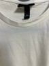 H&M男裝女裝T恤秋冬透氣圓領(lǐng)短袖運動(dòng)上衣短袖內搭打底衫0685816 白色 M 175/100 曬單實(shí)拍圖
