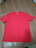 【京東直采】210g純棉 圓領(lǐng)短袖t恤男 打底內搭衛衣秋冬服飾5折 新年紅（短袖） L （110-125斤） 曬單實(shí)拍圖