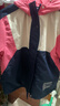 ASK JUNIOR女童棉服冬中長(cháng)夾棉加厚保暖兒童連帽風(fēng)衣外套棉衣 粉色 130  曬單實(shí)拍圖