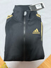 阿迪達斯（adidas）兒童輕運動(dòng)套裝經(jīng)典三條紋休閑外套長(cháng)褲 黑/金 128 曬單實(shí)拍圖