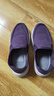 足力健老人鞋冬季加絨棉鞋女休閑媽媽鞋軟底保暖鞋 6286K絳紫37 曬單實(shí)拍圖
