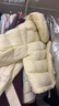 坦博爾泡芙羽絨服女短款連帽秋冬保暖外套25年新款5330278D 奶芙米165 曬單實(shí)拍圖