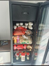 海爾（Haier）136升冰吧帶冷凍家用立式冷藏柜客廳超薄透明玻璃黑色辦公室茶葉保鮮柜單門(mén)冰箱LC-136LHESD1 曬單實(shí)拍圖
