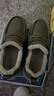 意爾康男鞋冬季棉鞋保暖男士豆豆鞋加絨一腳蹬戶(hù)外休閑皮鞋時(shí)尚板鞋子男 曬單實(shí)拍圖