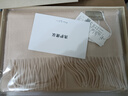 玖慕（JIUMU）100%山羊絨圍巾女秋冬季披肩女士保暖圍脖女生生日新年禮物禮盒裝 曬單實(shí)拍圖