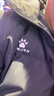 卡爾美（KELME）戶(hù)外羽絨服男冬季新款連帽保暖鴨絨面包服 瑪瑙黑 XL 曬單實(shí)拍圖