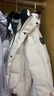 鴨鴨孫穎莎同款時(shí)空道宇羽絨服男短款2025冬季新款男女款面包服外套HY 月光白色 M 170/88A(M) 曬單實(shí)拍圖